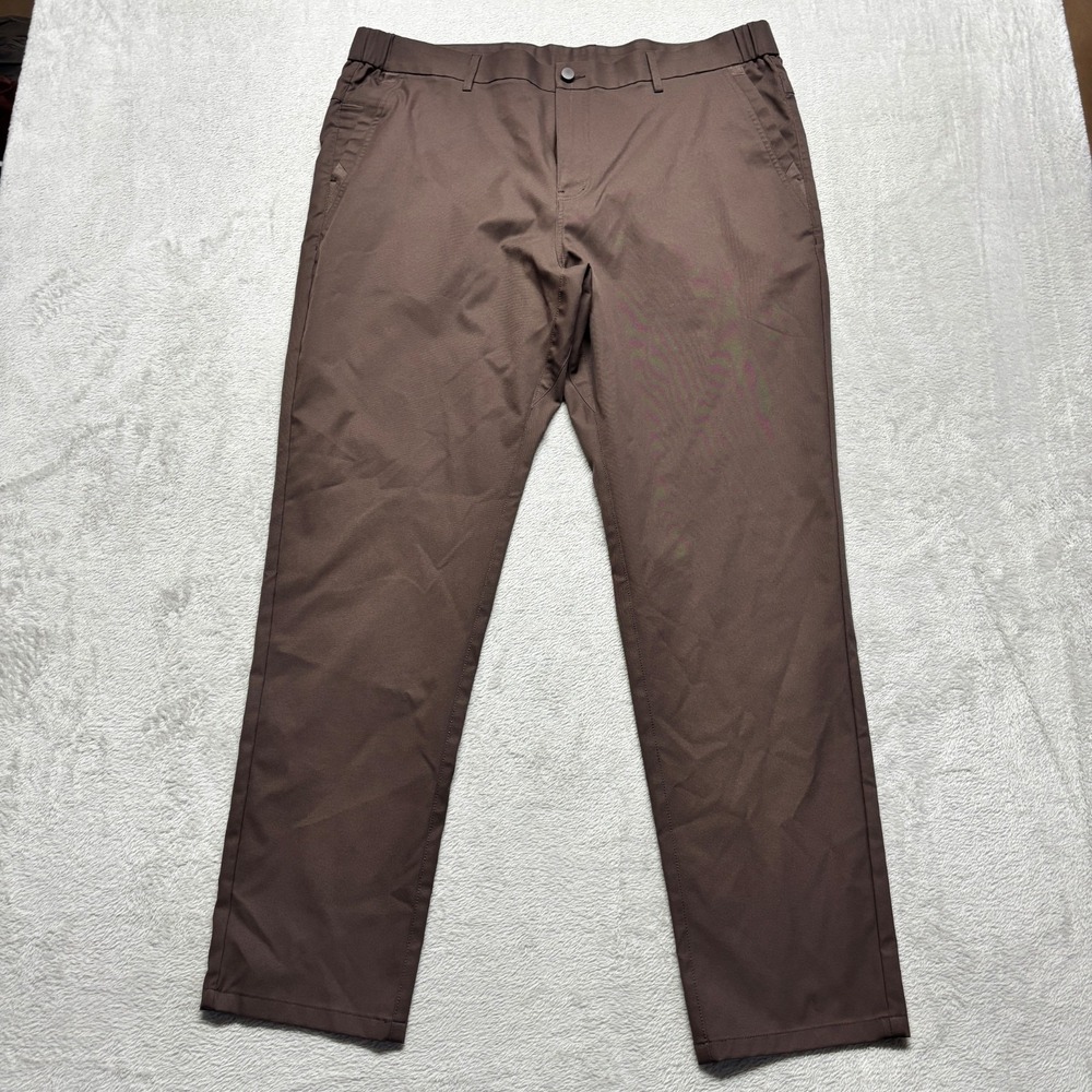 Jack Archer Jetsetter Tech Golf Pant Men 38x31 Slim Fit Chocolate Brown
